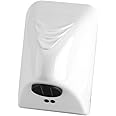 Wincal Hand Dryer, 600W Elegant White Home Hotel Commercial Quick hand dryer Electric Heated Automatic Sensor Hand Dryer for Toilets