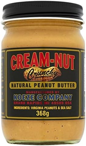 Koeze Cream Nut Smooth Peanut Butter 368g (Pack of 3)
