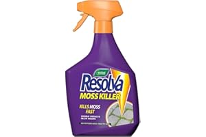 HEZVIC Resolva Moss Killer 1L with a Thank You Sticker - Moss fast Killer