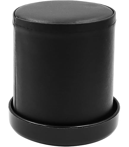 Jeu De Dés Avec Gobelets En Cuir - 10 Dés, Bloc De Score A6, Pour Yahtzee, Poker, Soirées Jeux - 6