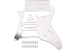 Alnicov Pickguard HSH mit Rückendeckel und Trussrod-Deckelspiegel für Ibanez RG350 EXZ MDX EX Gitarre