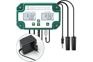 KKNOON Testeur de qualité de l'eau 6 en 1 WiFi Moniteur de qualité de l'eau multiparamètre Numérique PH/Solides totaux dissous/EC/S.G/Salt/Temp Meter pour Aquaculture Piscine
