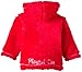 Julius Hüpeden Baby Girls "Cute" aus Fleece mit Kapuze Jacket, Multicoloured (rot 181661), 6-9 Months (Manufacturer size 74)