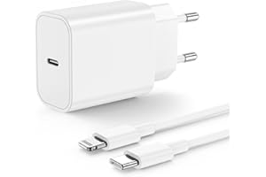 JEENEK Caricatore iPhone 14 13, 20W Caricatore iPhone Originale Apple PD Power Delivery con 2M Cavo USB C Lightning, Type C Carica batteria Cavetto per Apple iPhone 14 Plus/13 Pro Max/12 Mini/11 Pro/8/XS/SE