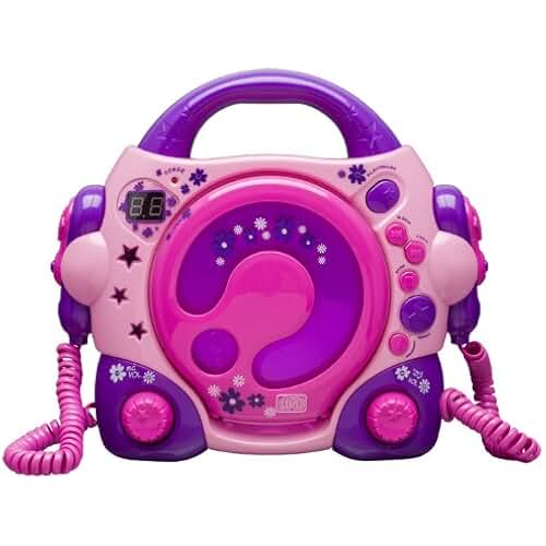 Amazon.co.uk pink cd player with microphone
