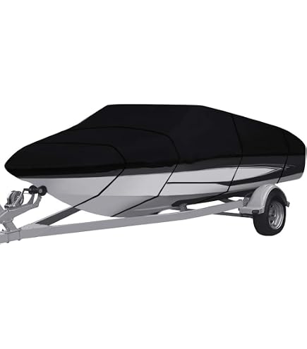 Budge 600 Denier Boat Cover Für Hard Top/T-Top Boote 24'-26' – Grau, Wasserdicht & UV-geschützt