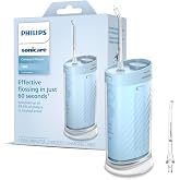 Philips Sonicare Kompakt Ağız Duşu, 3 Modlu, 200ml Su Hazneli, USB Şarjlı, 360&deg; Başlık, Titreşim ve Hassas Temizlik, HX3333/2