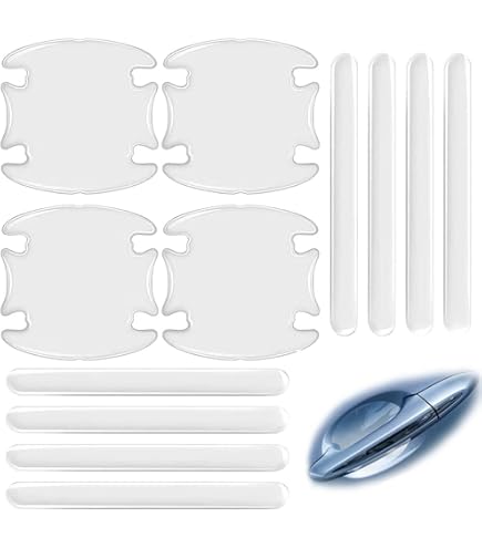 12Pcs Film De Protection Pour Poignée De Porte De Voiture Protection Anti Rayures Pour Poignee De Porte Convient A La Plupart Des Poignes Porte Voiture Sticker Anti Rayure Anti Poussiere 84487483