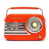 Retro Tasarımlı Bluetooth FM Radyo - HAVANA (TURUNCU)