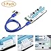 Produktbild PCI-E Extender 1X zu 16X Mining Card Grafik-Verlängerungskabel mit USB 3.0 Verlängerungskabel