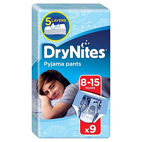 Preisvergleich Produktbild Huggies DryNites 8-15 Jahre für Jungen 27-57kg 9 pro Packung
