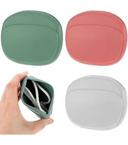 5pc Crochets De Pouce Organisateur De Câble Silicone USB Enrouleur De