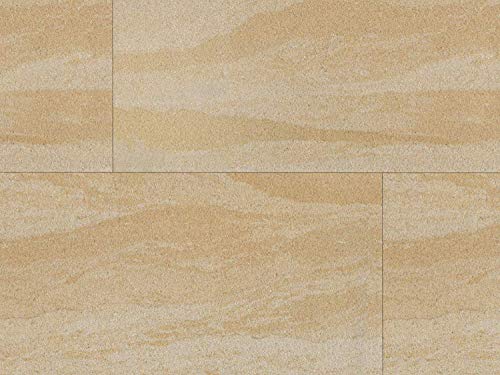 Preisvergleich Produktbild Flexible Sandstein Fliesen"Königstein" Wandverkleidung innen + Fassadenverkleidung außen 300 x 200 x 2 mm (1 Muster)