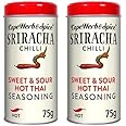 Cape Herb & Spice Sriracha Chilli Sweet & Sour Hot Thai Seasoning Condiment, Chilli Rating Hot, 75 g Tin (Pack of 2)
