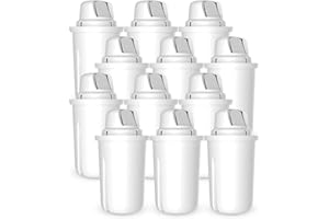 Dafi Classic Filterkartuschen 12er-Pack - Kompatibel mit klassischen Wasserfiltern und kannen - BPA-frei Wasserfilter, reduziert Wasserhärte und Chlor, nachhaltige Alternative zu Flaschenwasser