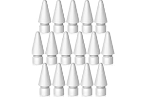 SIXFU Replacement Tips for Apple Pencil 1st Generation/ 2nd Generation tips, iPad Pencil Nibs Accessories for Apple Pen 1/2 Gen(16 Pack)
