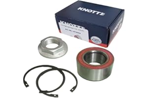 FKANHÄNGERTEILE Knott, Set di cuscinetti per ruote 47305V, cuscinetto 64/34 x 37 mm + ruota madre Knott
