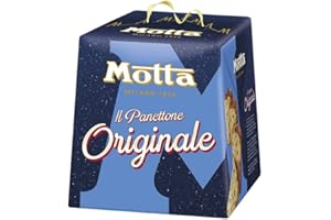 Motta Il Panettone Originale Weihnachtskuchen Backprodukt mit Rosinen und Kandierten Früchten 700g