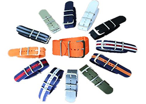 20mm Nato Strap Uhrenarmband Uhrband Watch Strap Mit Edelstahl Schnalle Orange 20mm Nato Strap Uhrenarmband Uhrband Watch Strap Mit Edelstahl Schnalle Orange