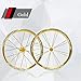Price comparison product image ACCDUER Professional Broken Wind Trail Folding Wheel Set, Focus On Quality to Create Pure Hand-made, Enjoy Your Riding Life,Gold