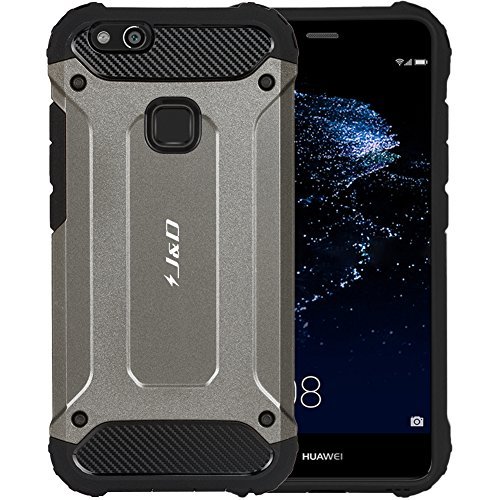 P10 Lite Funda J D Armadura Delgada Doble Capa Protecci n Pesada H brida Resistente Funda Protectora y Robusta para Huawei P10 Lite - gris reviews P10 Lite Funda J D Armadura Delgada Doble Capa Protecci n Pesada H brida Resistente Funda Protectora y Robusta para Huawei P10 Lite - gris
