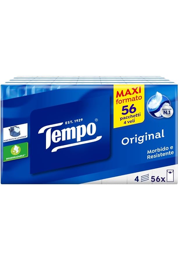 Mouchoirs Papier 3 épaisseurs By Amazon - 1080 Mouchoirs (12 Boîtes De 90)