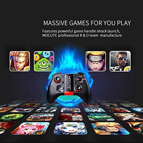 Preisvergleich Produktbild KOBWA Drahtloser Bluetooth-Spiel-Prüfer, drahtloser Bluetooth-Spiel-Prüfer stützen Android IOS PC-Multispielplattform