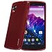 Produktbild Juppa® LG Google Nexus 5 TPU Silikon Tasche Hülle Schutzhülle mit LCD displayschutzfolie (Rot / Red)