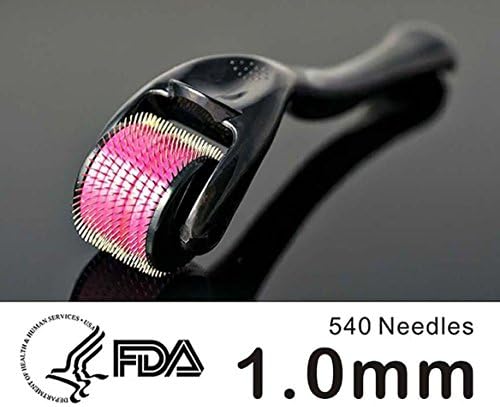 EPHVODI 540 Derma Micro Needle Roller with Professional Facial Skin Care for Acne, Aging, Facial Skins, Wrinkles, Scars - 1.0mm