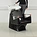Black Hair Wash Unit with Black Leather Style Chair, Mixer Tap and Shower Head