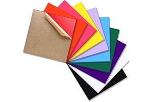 10 stycken 20 x 20 cm akrylplastplatta, akrylglasplatta 3 mm, färgglada plastplattor i set – färgad genomskinlig akrylplatta