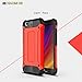 Produktbild SsHhUu Mi 5s 2016 Hülle, TPU + PC Doppelschicht Schutzhülle Ganzkörper Rüstung Case Robust Stoßstange Handyhülle Dual Layer Stoßfest Rutschfest Schale Für Xiaomi Mi 5s 2016 (5.15") Rot