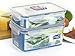 Produktbild Frischhaltebox 2er Set Lock & Lock, rechteckig 550 ml und 1100 ml