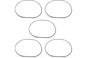 ASHATA 5PCS/Pack GT2-6MM Kit de tendeur de Courroie synchrone fermé en Caoutchouc 3D Imprimante Pièces de Rechange Courroie de Distribution(-280MM)