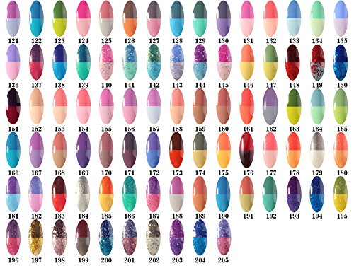 Gellen auflösbarer Gel Nagellack UV Thermo Farbwechsel sich ändert nach Temperatur 10ml #115 - 4