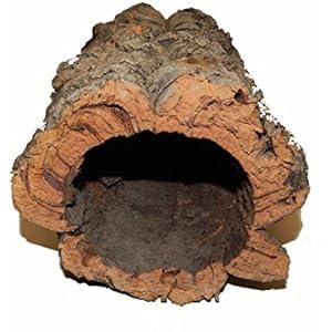 SAHAWA® Korkrinde, Korkröhre, Korkhöhle, Baumstammtunnel , Durchmesser 11 - 14 cm, Länge 30 cm , Naturkork Korkrinde, Korkröhre, Korkhöhle, Baumstammtunnel , Durchmesser 11 - 14 cm, Länge 30 cm , Naturkork