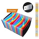 [Clasificación de documentos]: Equipado con etiquetas de colores para ayudar a ordenar los archivos y proteger el contenido fácilmente.