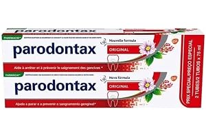 Parodontax Tandkräm original tandkräm, hjälper till att stoppa och förhindra blödande tandkött, set med 2 x 75 ml