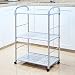 Produktbild Regale 3 Regale Boden Mit Flaschenzug Kunststoff Racks Küche Möbel Liefert ( Farbe : Blau )