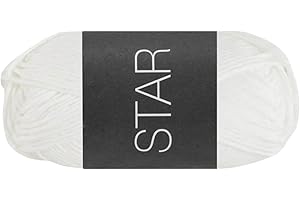 ‎LANA GROSSA LANA GROSSA Star | Topflappen-Baumwolle | Handstrickgarn aus 100% Baumwolle | 50g Wolle zum Stricken & Häkeln | 90m Garn FB10