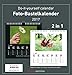 Foto-Bastelkalender 2017 - 2 in 1: schwarz und weiss - Bastelkalender: Do it yourself calendar (21 x 22) - datiert by 