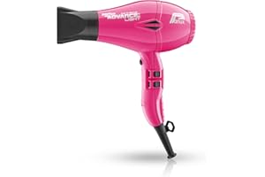 Parlux Profesjonalna suszarka do włosów z jonami Advance Light Ionic & Ceramic, mocna (2200 W), lekka i kompaktowa, do wszystkich stylów i rodzajów włosów, różowa