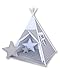 Produktbild Amilian® Tipi Spielzelt Zelt für Kinder T18 (Spielzelt ohne Tipidecke/mit 3 x Sternkissen)
