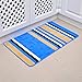 Produktbild kemai Haushalt Badezimmer Rutschfest Mikrofaser Badematten Set, blau, 40x60