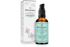 ‎STÖRTEBEKKER SHAVING ACCESSORIES Störtebekker® Premium Shaving Oil for Shaving Preparation - Shaving Contours - 50 ml Shaving Oil - Men's Shaving Oil with Pleasant Fragrance - After Shave Men - High Quality Ingredients - Made in