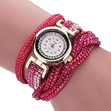 TianWlio Armbanduhren Damen Mode Luxus Kristall Frauen Gold Armband Quarz Armbanduhr Strass Uhren