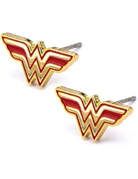 DC Comics Wonder Woman Logo Stud Earrings