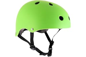 SFR Essentials Helmet | Easy-Fit Dual Sizing Padding Designed for Comfort and Protection | EPS Inner Core W High Impact ABS Outer Shell 11 Ventilation Holes For Roller Skating Skateboard Trick Scooter