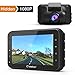 Price comparison product image Crosstour In Car Dash Cam Mini 1080P FHD DVR Camera Video Recorder for Cars 170° Wide Angle HDR with Motion Detection Loop Recording and G-sensor (CR100)
