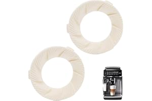 BONJUME Disque De Broyage En Céramique, 2PCS Anneaux De Broyage De Haute Qualité Et Fabriqués Avec Précision En Céramique Pour Machines à Café Broyeur De La Série EP Pour Philips Saeco Lattego Latte Go